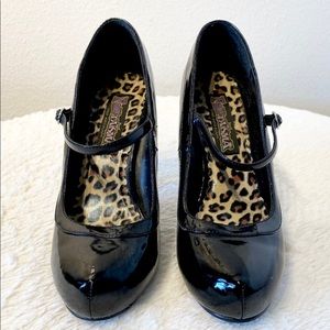Funtasma Black and Leopard high heels